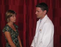 Dr Brown discusses Meniere's with a sufferer